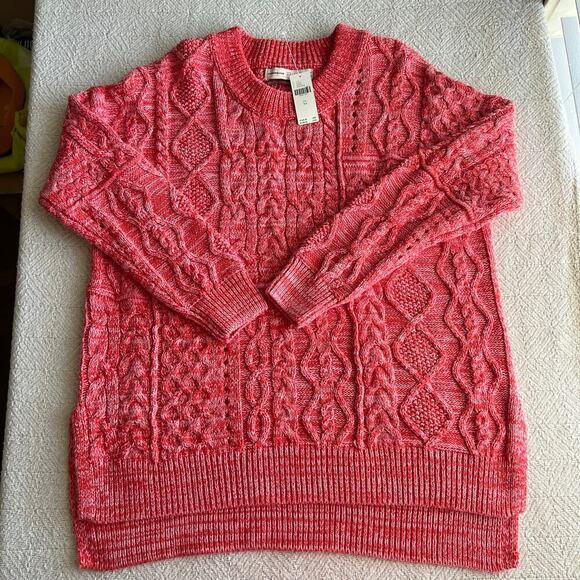 Pilcro Sweaters - Anthropologie Pilcro Cable Knit Oversized Sweater Size XS